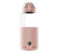 QUXVUIS Wireless Bottle Heater Convenient and Thoughtful Heating Anywhere Glass Bottle Thermostat Portable Warmer Warmer, Pink