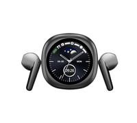 QUXVUIS Wireless Earbuds Featuring AI Translator App For Language Learning AI Simultaneous Interpretation App Is Installed, Dark grey