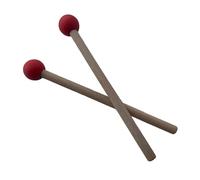 QUXVUIS Wood Mallets Percussion Sticks For Bell Xylophone Clear Bright Sound Comfort Grip Durable Rubber Mallet For Any Player Rubber Mallet Percussion Xylophone Bell Mallets, Red, 18.5x2.5cm