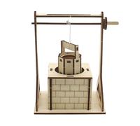 QUXVUIS Wood Scientific Experiment Toys Promoting Creativity And Engaging Learning Providing Kids With Fun Science Challenges Educational Construction Science Kits Pulley Well