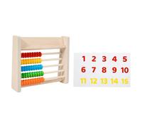 QUXVUIS Wooden Abacus Fun Educational Toy Counting Frame Cultivating Thinking Skills And Developing Early Math Abilities Baby Preschool Numbers Counting