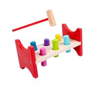 QUXVUIS Wooden Hammer Toy Makes Coordination Fun Promoting Childrens Development Through Interactive Game Play Wooden Pile Hammer Pile Driving Fine Motor Skills , Rectangle