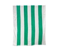 QUYBSGWJ Superior Cotton Colorful Striped Beach Towels Large Oversized Absorbent Soft And Quick Drying,Green,90 * 180cm