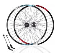 QUYCOIU 27.5x2.10 Mountain DiscBrake Bike Wheelsets 8/9/10/11/12 Speed Quick Release Aluminum Alloy 2 Bearing Casstte 36H Hubs Front 100mm/Rear 135mm Double Wall Aluminum Alloy Rim(Pair(No-tires))
