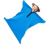 QUYCOIU Sensory Sock Body Sock Premium Updated Version Suitable Age 3-18 Sensory Durable Seams Asd Child Children And Adults With Sensory Proceessing Disorders Or Autism(Sky blue,L/Large-71 * 142cm)