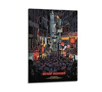 QUYEBRHFY Blade Runner Poster Wall Decoration Vintage Art Poster Movie Decoration Printing Poster Room Cool Decoration 08x12inch(20x30cm) Frame-style