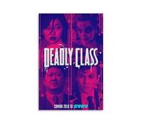 QUYEBRHFY Deadly Class Poster Wall Decoration Vintage Art Poster Movie Decoration Printing Poster Room Cool Decoration 12x18inch(30x45cm) Unframe-style