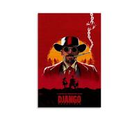 QUYEBRHFY Django Unchained Poster Wall Decoration Vintage Art Poster Movie Decoration Printing Poster Room Cool Decoration 12x18inch(30x45cm) Unframe-style