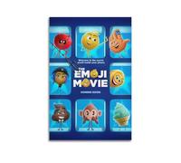 QUYEBRHFY The Emoji Movie Poster Wall Decoration Vintage Art Poster Movie Decoration Printing Poster Room Cool Decoration 08x12inch(20x30cm) Unframe-style
