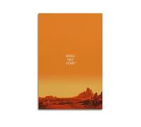 QUYEBRHFY The Martian Poster Wall Decoration Vintage Art Poster Movie Decoration Printing Poster Room Cool Decoration 12x18inch(30x45cm) Unframe-style