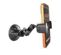 Quyee Universal Mirror Shower Phone Holder, Multi-Directional Dual 360 Degree Rotating Suction Cup Phone Wall Mount Stand, Tiktok YouTube Vlog Video Recording Kit, Essentials Accessories(PRO)