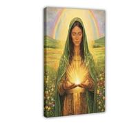 QUYHGAG Art of The Celtic Goddess Brigid Canvas Poster Bedroom Decor Landscape Office Room Decor Gift 08x12inch(20x30cm)