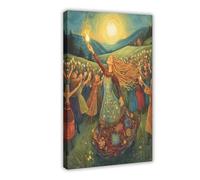 QUYHGAG Brigid, Celtic Goddess Art Canvas Poster Bedroom Decor Landscape Office Room Decor Gift 20x30inch(50x75cm)