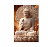 QUYHGAG Buddhist Statue Hindu Art Poster Canvas Poster Bedroom Decor Landscape Office Room Decor Gift 16x24inch(40x60cm)