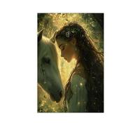 QUYHGAG Celtic Goddess Retro Poster Canvas Poster Bedroom Decor Landscape Office Room Decor Gift 20x30inch(50x75cm)