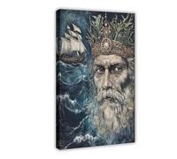 QUYHGAG Celtic Gods Irish Mythology Canvas Poster Wall Art Decor Print Picture Paintings for Living Room Bedroom Decoration 12x18inch(30x45cm)