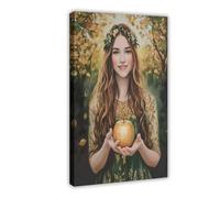 QUYHGAG Eden Myth Art Poster Canvas Poster Wall Art Decor Print Picture Paintings for Living Room Bedroom Decoration 16x24inch(40x60cm)