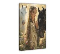 QUYHGAG Epona, Celtic Goddess of Art Canvas Poster Wall Art Decor Print Picture Paintings for Living Room Bedroom Decoration 24x36inch(60x90cm)