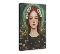QUYHGAG Forging The Sacred Pagan Goddess Canvas Poster Wall Art Decor Print Picture Paintings for Living Room Bedroom Decoration 12x18inch(30x45cm)