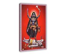 QUYHGAG Goddess Hindu Deity Tantric Art Canvas Poster Wall Art Decor Print Picture Paintings for Living Room Bedroom Decoration 20x30inch(50x75cm)