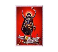 QUYHGAG Goddess Hindu Deity Tantric Art Canvas Poster Wall Art Decor Print Picture Paintings for Living Room Bedroom Decoration 08x12inch(20x30cm)