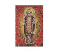 QUYHGAG Indian Tantric Kali Ma Canvas Poster Wall Art Decor Print Picture Paintings for Living Room Bedroom Decoration 08x12inch(20x30cm)