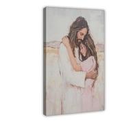 QUYHGAG Jesus And The Children Bible Poster Canvas Poster Bedroom Decor Landscape Office Room Decor Gift 16x24inch(40x60cm)