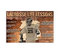 QUYHGAG Life Lessons from Hockey Canvas Poster Bedroom Decor Landscape Office Room Decor Gift 08x12inch(20x30cm)