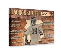 QUYHGAG Life Lessons from Hockey Canvas Poster Wall Art Decor Print Picture Paintings for Living Room Bedroom Decoration 12x18inch(30x45cm)