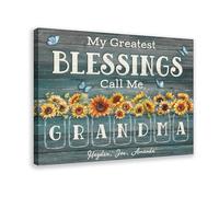 QUYHGAG My Most Precious Blessing Canvas Poster Wall Art Decor Print Picture Paintings for Living Room Bedroom Decoration 20x30inch(50x75cm)