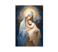 QUYHGAG Poster of The Blessed Virgin Mary Canvas Poster Wall Art Decor Print Picture Paintings for Living Room Bedroom Decoration 16x24inch(40x60cm)