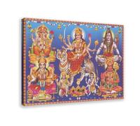 QUYHGAG Poster of The Goddess Durga Canvas Poster Wall Art Decor Print Picture Paintings for Living Room Bedroom Decoration 24x36inch(60x90cm)