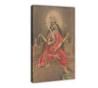 QUYHGAG Poster of The Indian Goddess Matangi Canvas Poster Wall Art Decor Print Picture Paintings for Living Room Bedroom Decoration 12x18inch(30x45cm)