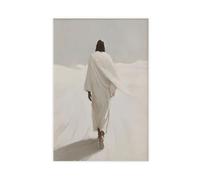 QUYHGAG The Art of Jesus Christ Walking Canvas Poster Wall Art Decor Print Picture Paintings for Living Room Bedroom Decoration 16x24inch(40x60cm)
