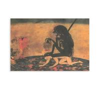 QUYHGAG The Hindu Goddess Kali And Brahma Canvas Poster Bedroom Decor Landscape Office Room Decor Gift 12x18inch(30x45cm)