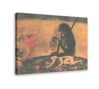 QUYHGAG The Hindu Goddess Kali And Brahma Canvas Poster Wall Art Decor Print Picture Paintings for Living Room Bedroom Decoration 08x12inch(20x30cm)