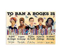 QUYHGAG The Magic of Forbidden Books Canvas Poster Wall Art Decor Print Picture Paintings for Living Room Bedroom Decoration 16x24inch(40x60cm)