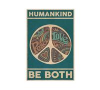 QUYHGAG This Is How Humans Should Be Canvas Poster Bedroom Decor Landscape Office Room Decor Gift 08x12inch(20x30cm)