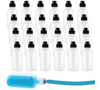 QUYLIXX 24 Pieces Empty 2 Ounce Paint Daubers bottles Marker Bottle Handy Sponge Tip Paint Dabbers Bottles Refillable Squeeze Bingo Daubers for Graffiti Art Wooden Boards Cloth Crafts