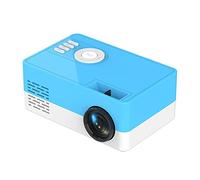 QUYNAGER QUYNAGER Ini Projector, 320 * 240 Pixels Supports 1080P USB Mini Beamer Home Media Player Kids Gift (Color : D) (Blue)