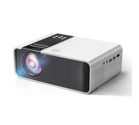 QUYNAGER QUYNAGER Mini Projector Native 1280 X 720P LED Projector Home Theater Cinema 3D Smart Phone Video Movie Proyector (D As shown)