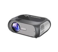 QUYNAGER QUYNAGER Mini Projector Portable LED 3D Home Theater Cinema Beamer VideoProjector Support 1080P 4K (D As shown)
