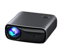 QUYNAGER QUYNAGER Projector 1080P Home Professional Theater Same Screen Inn Hotel Office High Brightness Projector (D As shown)