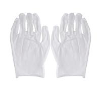 Quystetes 12 Pairs 100% Cotton White MOISTURISING Lining Glove Health Music Work