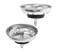 Quystetes 2 Pieces of Drain Filter Sink Plug, Filter Water Sealing Umbrella, Kitchen Sink Plug Cover, Plug Sealing Cover