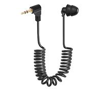 Quystetes 3.5mm Spring Earphones Single Side Headphones Earbuds Wired Headset for Mobile Phone MP3 Computer