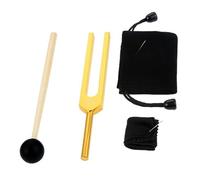 Quystetes 528 Hz Tuning Fork, Gold Tuning Forks 528 Hz for Healing, Musical Instrument, Meditation, Relaxation Well-Made Easy to Use