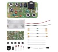 Quystetes 76MHz-108MHz Stereo FM Radio Receiver Module FM DIY Electronic Soldering Kit Circuit PCB Board Solder Practice Project