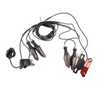 Quystetes DIY Custom Version Electric Bike 24V/36V/48V Headlight Front Rear Turn Signal Light Brake Light Ebike Conversion Kits,B