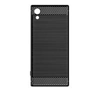Quystetes for XA1 Case Silicone Protective Sleeve Anti-Drop Drawing Protective Soft Shell Anti-Drop Phone Case Black